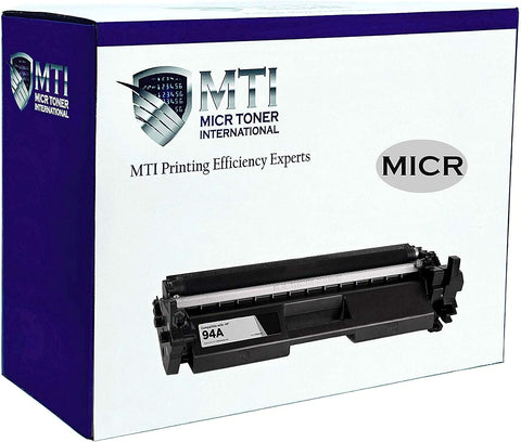 MTI 94A MICR Toner Replacement for HP 94A 94X | HP Laser Printers M118dw MFP M148dw M148fdw M149dw | CF294A CF294X Check Printer Cartridge