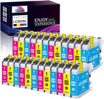 Jalada Compatible Ink Cartridge Replacement for Brother LC203 LC203XL LC201 LC201XL High Yield for Brother MFC-J460DW J480DW J485DW J680DW J880DW J885DW MFC-J4320DW J4420DW J4620DW Printer (8C 8M 8Y)