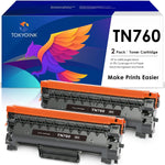 TOKYOINK TN760 Compatible Toner Cartridge Replacement for Brother TN760 TN-760 TN730 TN-730 for MFC-L2710DW MFC-L2750DW HL-L2370DW HL-L2395DW DCP-L2550DW HL-L2350DW Printer Toner Cartridges(2 Pack)