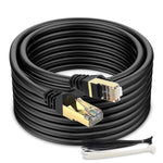 MAXLIN CABLE Cat 7 Ethernet Cable for Gaming - 75ft LAN Network Patch Cord Wire, 10GBPS High Speed Internet Cable, RJ45, 24AWG, 600MHz Connectors for Router, Modem, Compatible with TV, PC, PS3