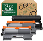 CAVDLE Compatible Toner Cartridge and Drum Unit Set Replacement for Brother DR420 and TN420 Work with Brother HL-2270DW HL-2280DW HL-2230 HL-2240 MFC-7360N MFC-7860DW DCP-7065DN IntelliFax 2840 3Packs