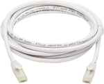 Tripp Lite, Safe-IT, Cat6a Ethernet Cable, Bacteria Resistant, 10G Certified Snagless, UTP (RJ45 M/M), White, 10 feet, Lifetime Limited Warranty (N261AB-010-WH)