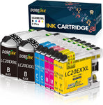 DOREINK LC20E Ink Cartridge Replacement for Brother LC20EXXL LC-20EXXL Work for Brother MFC-J985DW J5920DW J775DW J985DWXL Printer (2 Black, 2 Cyan, 2 Magenta, 2 Yellow, 8 Pack)