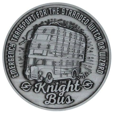 Official Harry Potter Knight Bus Medallion Limited Edition - Harry Potter Collectible - Only 9995 Worldwide - Harry Potter Gifts