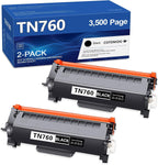 TN-760 TN760 High Yield Toner Cartridge Black Replacement for Brother TN 760 TN-730 TN730 MFC-L2710DW DCP-L2550DW MFC-L2750DW MFC-L2717DW MFC-L2690DW HL-L2350DW Printer | TN7602PK