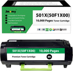 Jmomy 501X 50F1X00 Compatible Toner Cartridge Replacement for Lexmark 501X for MS410 MS410dn MS510 MS415 MS510dn MS610 MS610dn Series Printer(10,000 Pages, Black)