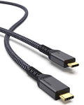 Maxonar [6.6Ft] Thunderbolt 4 Cable with 40Gbps Data Sync/ 100W Charging and 8K/5K@60Hz for Thunderbolt 4/3, USB4, and USB C