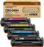JC Toner Toner Cartridges Replacement for Canon 045 045H Compatible with Canon ImageCLASS MF634Cdw MF632Cdw LBP612Cdw LBP611Cn Printers ( Black Cyan Yellow Magenta)