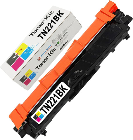 TN221 Compatible Toner Cartridge Replacement for Brother TN-221 TN221BK HL-3140CW HL-3150CDN HL-3150CDW HL-3170CDW MFC-9130CW MFC-9330CDW MFC-9340CDW High Page Yield Black by Coloner