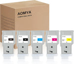 Aomya PFI-207 PFI207 Refillable Ink Cartridge with chip for Canon iPF680 iPF685 iPF780 iPF785 Printers 5Colors/Set 300ML Full Ink