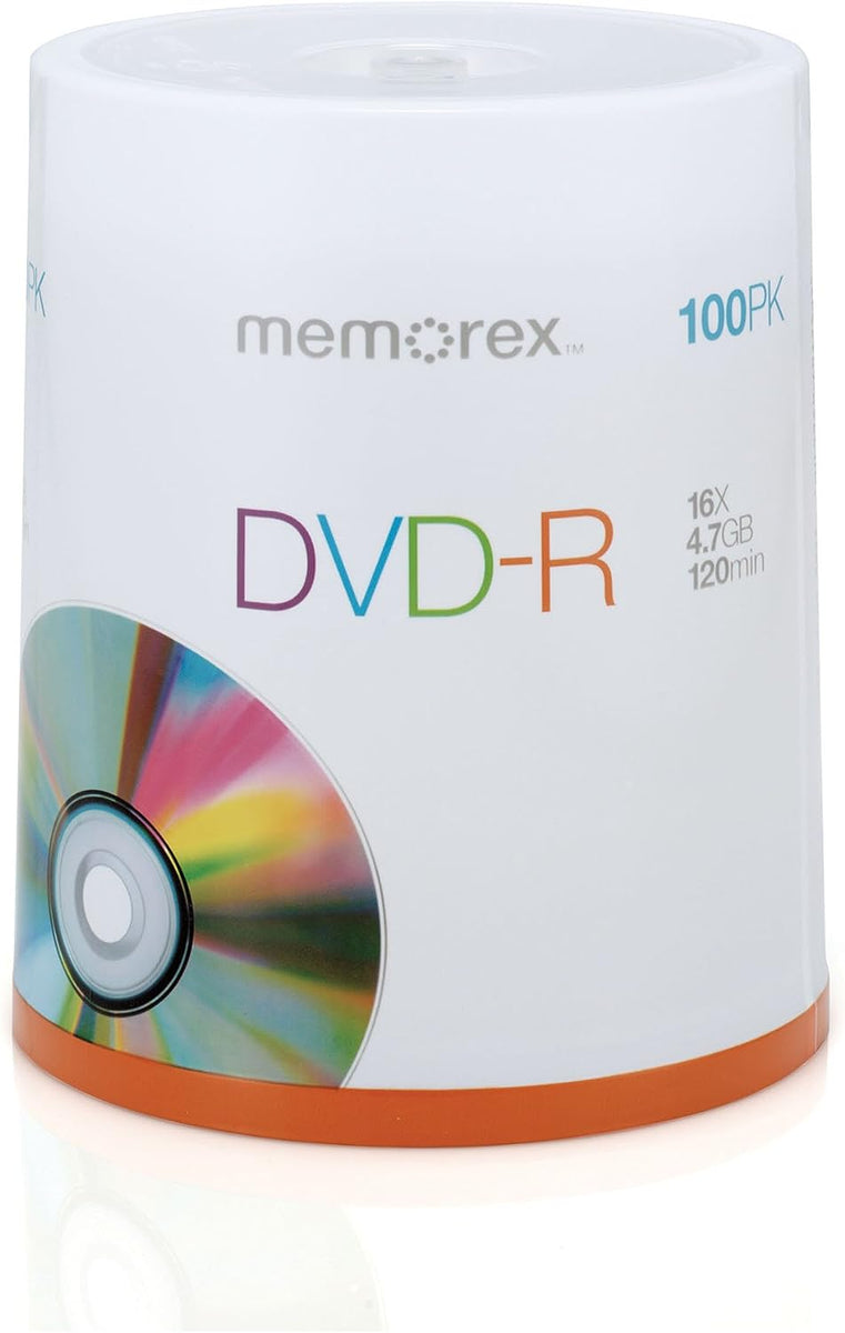 Memorex 16X DVD-R 100-Pack Spindle – MyKiron