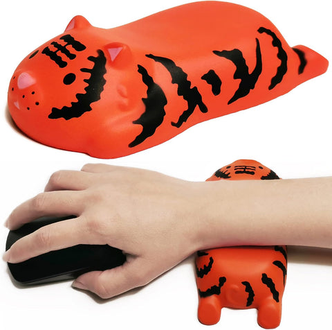 YOKYAK Mouse Wrist Rest, Wrist Support for Mouse, Wrist pad Cute, Mini Wrist Rest for Mouse,Anime Mouse Pad with Wrist Rest for Office Computer Laptop(Tiger Birthday)