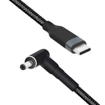 CERRXIAN 6.5ft 100W PD USB Type C Male Input to 90 Degree DC 4.0 x 1.35 mm Male Power Charging Cable for ASU-S UX305 UX360 UX330 UX330U Q200E C202SA Vivobook E203NA F412DA F510(40135)