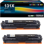 131X Black High-Capacity Toner Cartridge 2 Pack Replacement for HP Laserjet Pro 200 Color M251nw M251n M251 M276n M276nw Printer Ink CF210X