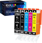 E-Z Ink (TM Compatible Ink Cartridge Replacement for Canon PGI-250XL PGI 250 XL CLI-251XL CLI 251 XL to use with PIXMA MX922 MG5520 (1 Large Black, 1 Cyan, 1 Magenta, 1 Yellow, 1 Small Black) 5 Pack