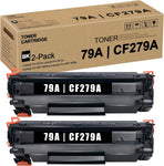 GULOYA 79A | CF279A Standard Toner Cartridge (Black,2 Pack) Replacement for HP Pro M12w M12a MFP M26nw M26a Toner Kit Printer