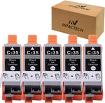 Intactech PGI-35 Black Ink Cartridges Compatible with Canon PGI-35 CLI-36 Ink Use for Canon PIXMA iP110 iP100 mini260 mini320 tr150 Printer 5-Pack