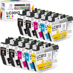 MS DEER Compatible LC3013 Ink Cartridges Replacement for Brother Ink Cartridges BK/C/M/Y LC 3013 LC3011 3011 LC3013BK for MFC-J895DW MFC-J497DW MFC-J491DW MFC-J690DW Printer (4BK 2C 2M 2Y) 10-Pack