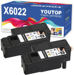 Youtop 2PK Remanufacture Toner Cartridge Replacement for Xerox Phase 6022 6020 Workcentre 6025 6027 106R02759 2000pages