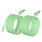 iPhone Charger, [Apple MFi Certified] 2Pack 10ft Fast Lightning Cable for Long iPhone Cable Cord, Apple Charging Cable for iPhone 12/11 Pro/11/XS MAX/XR/8/7/6s/6/5S/SE iPad/Air Original Light Green