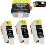 TacTink Compatible Kodak 10B 10C Combo Ink Cartridges Replacement for Kodak 10 XL to Use with Kodak ESP3250 ESP5250 EasyShare5100 5300 5500 ESP3 ESP5 ESP7 ESP9 Hero 7.1 9.1 Printers (3 Black, 1 Color)