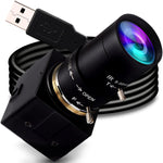 1080P USB Camera with Zoom 5-50mm Webcam Variable Focus PC Camera High Speed Mini UVC USB2.0 USB with Camera for Computer Industrial Video Close-up Camera Zoomable 100fps 60fps Web Camera