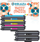 inkalfa Compatible TN227 TN-227 Toner Cartridge Replacement for Brother TN227 TN223 TN 227 223 HL-L3290CDW MFC-L3770CDW MFC-L3750CDW HL-L3270CDW HL-L3210CW Printer (TN-227BK/C/M/Y High Yield, 5 Pack)