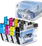 DOUBLE D Compatible LC401 Ink Cartridges Replacement for Brother LC401 LC401XL LC-401BK LC401 LC401BK LC-401XL,Work for Brother MFC-J1010DW MFC-J1012DW MFC-J1170DW(4 Pack)