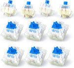 HUYUN Wholesales Authentic RGB Cherry Switch, Cherry Mx Switches, Keycap, Keyswitches Keymodule Mechanical Keyboard Switches Replacement (10 pcs, Blue 3 pin)