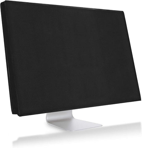kwmobile Monitor Cover Compatible with 27-28" Monitor - Dust Cover Computer Screen Protector - Black