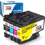 starink Compatible Ink Cartridge Replacement for Brother LC3033 XXL LC 3033 LC3035 3035 Work for MFC-J995DW MFC-J815DW MFC-J805DW XL Printer(BK/C/M/Y), 4 Packs