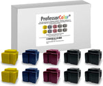 Professor Color ColorQube 8570 or ColorQube 8580 Ink Replaces 108R00926 108R00927 108R00928 108R00930 (10 Repackaged OEM Inks), Bundle Includes Bypass Key for use in North American Printers