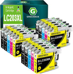 GREENBOX Compatible Ink Cartridge Replacement for Brother LC203 LC203XL LC201 LC201XL Compatible with Brother MFC-J460DW J480DW J485DW J680DW J880DW J885DW MFC-J4320DW J4420DW J4620DW (15 Pack)