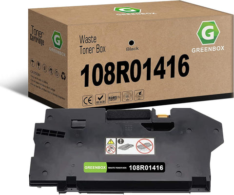 GREENBOX Compatible 108R01416 Waste Toner Container Replacement for Xerox Phaser 6510 WorkCentre 6515 VersaLink C500 C505 C600 C605 for Dell H625cdw H825cdw S2825cdn (30,000 Pages, 1 Pack)