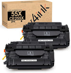 v4ink Compatible CE255X Toner Cartridge Replacement for HP 55X CE255X 55A CE255A Toner High Yield Ink for HP P3015 P3015d P3015dn P3015n P3015x M521dn M521dw M525c M525dn M525f Printer 2PK