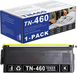 INDI 1 Pack TN-460 TN460 Black High Yield Toner Cartridge Replacement for Brother HL-1030 1200 1240 1250 1270N 1440 1450 1430 8350P 8350NLT 9650 9650N 9750 1650 1670N 1850 1870N Printer.