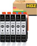 HGZ Compatible 564XL Ink Cartridges Replaccement for HP 564XL 564 XL Photo Black Used for Photosmart 5520 6510 6520 7510 7520 7515 C6380 C310 (5 Small Black)