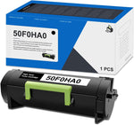 50F0HA0 High Yield Toner Cartridge Black(1-Pack) - Compatible 50F0HA0 Toner Cartridge Replacement for Lexmark 50F0HA0 MS310 MS312 MS315 MS310D Printer