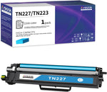 ANKINK TN227 Cyan Toner Cartridge Replacement for Brother TN223 227 223 to Use with HL-L3210CW HL-L3290CD HL-L3230CDW HL-L3270CDW MFC-L3710CW MFC-L3770CDW MFC-L3750CDW Printer (1 Pack)