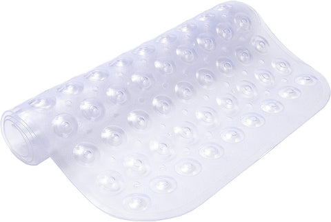 Kenney Microban Protected Bubble Bath Mat, 30.75" L x 15.25" W, Clear