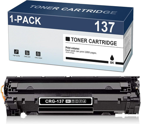 1 Pack Compatible 137 Black (9435B001) Toner Cartridge Replacement for imageCLASS MF212w MF216n MF217w MF227dw MF229dw MF232w MF236n MF242dw MF247dw MF244dw MF249dw Printer Toner - Sold by Saouote