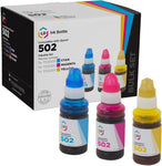 LD Products Compatible Ink Bottle Replacement for Epson 502 (3 Set - Cyan, Magenta, Yellow) Compatible with Epson ET Series, Epson Expression and Epson Workforce