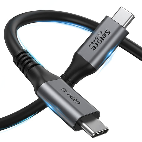 Thunderbolt 4 Cable 6Ft/1.8M, 40Gbps Thunderbolt Cable,USB C Monitor Cable for Single 8K/Dual 4K, 100W USB C Charging Cable Compatible with Thunderbolt 3/4 for Laptop,Macbook,Docking Station.etc