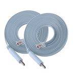 2 Pack 12FT Network Equipment Console Cable for Cisco/Juniper/NETGEAR/Ubiquity/LINKSYS/TP-Link Routers, Switches and Firewall Equipment,USB to RJ45 RS232 Console Cable
