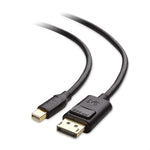 Cable Matters Mini DisplayPort to DisplayPort Cable (DisplayPort to Mini DisplayPort 1.4 Cable) with 8K 60Hz Video Resolution and HDR in Black 6 Feet - Thunderbolt and Thunderbolt 2 Port Compatible