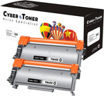 CYBER TONER Compatible Cartridges TN450 Toner Cartridge Replacement for Brother TN450 TN420 (High Yield Black Ink, 2-Pack) for use in Brothers Printer HL-2270DW HL-2280DW HL-2230 MFC-7360N MFC-7860DW