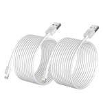iPhone Charger, [Apple MFi Certified] 2Pack 10ft Fast Lightning Cable for Long iPhone Cable Cord, Apple Charging Cable Cord for iPhone 12/11 Pro/11/XS MAX/XR/8/7/6s/6/5S/SE iPad/Air Original White