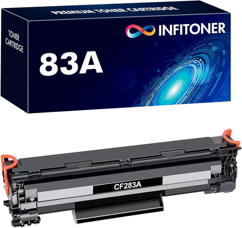 83A CF283A Toner Cartridge Replacement for HP 83A CF283A 83X CF283X Toner Cartridge for HP Laserjet Pro MFP M125nw M201dw M225dw M255dn M201n M125a M127fw M127fn Printer Toner (Black, 1-Pack)