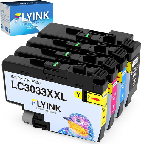 FLYINK 3033XXL Ink Cartridge Replacement for Brother LC3033XXL Work for MFC-J995DW MFC-J995DWXL MFC-J815DW MFC-J805DW MFC-J805DWXL Printer