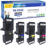 VICTORSTAR @ Compatible Toner Cartridge TK5242 TK-5242 for Kyocera ECOSYS P5026cdn / P5026cdw / M5526cdn / M5526cdw Laser Printers (4 Colors)